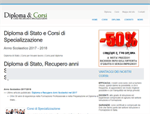 Tablet Screenshot of diplomiespecializzazioni.com